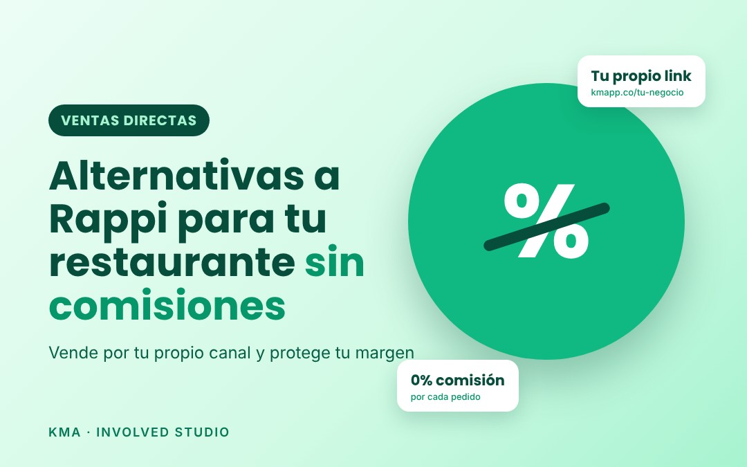 Alternativas a Rappi para restaurantes sin comisiones