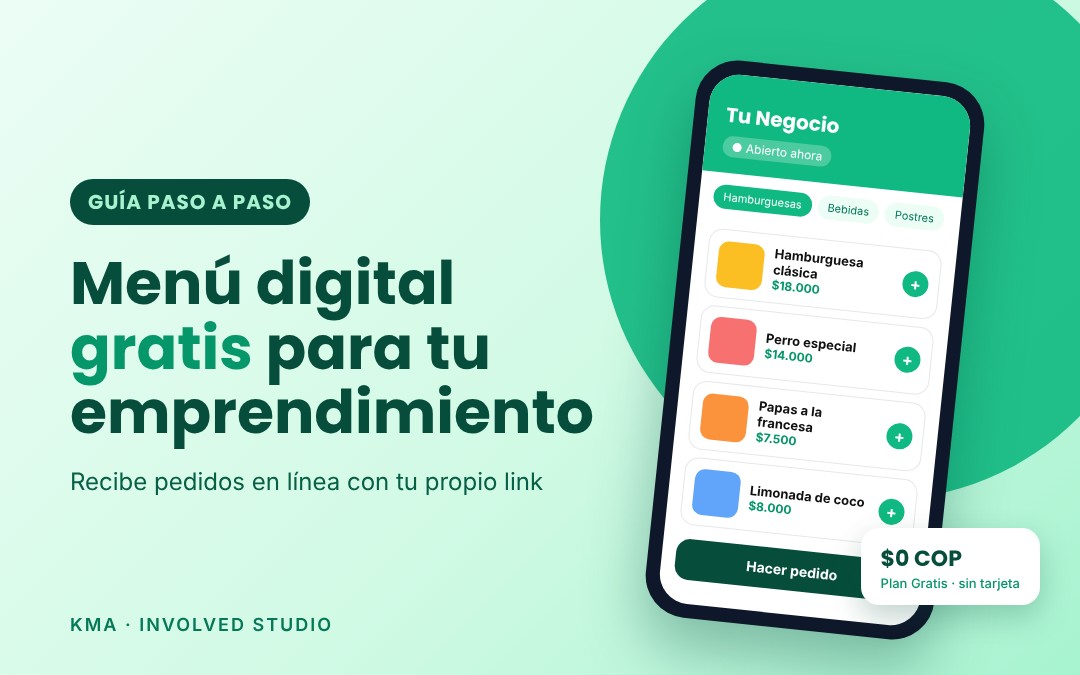 Cómo conseguir un menú digital gratis para tu emprendimiento